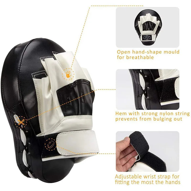 1/2Pcs Curved Boxing Pads