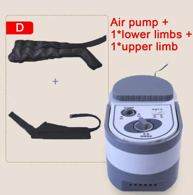 6 Cavity Air Compression Foot Massage Leg Vibration Physics Therapy Pain Relief Arm Waist Pneumatic Air Beauty Health Device