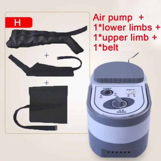 6 Cavity Air Compression Foot Massage Leg Vibration Physics Therapy Pain Relief Arm Waist Pneumatic Air Beauty Health Device