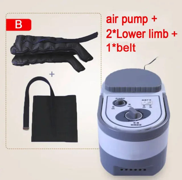 6 Cavity Air Compression Foot Massage Leg Vibration Physics Therapy Pain Relief Arm Waist Pneumatic Air Beauty Health Device