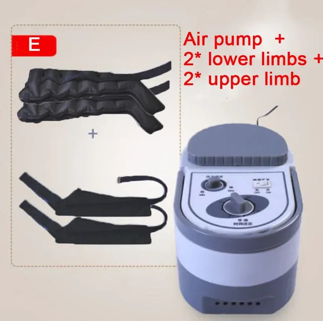 6 Cavity Air Compression Foot Massage Leg Vibration Physics Therapy Pain Relief Arm Waist Pneumatic Air Beauty Health Device