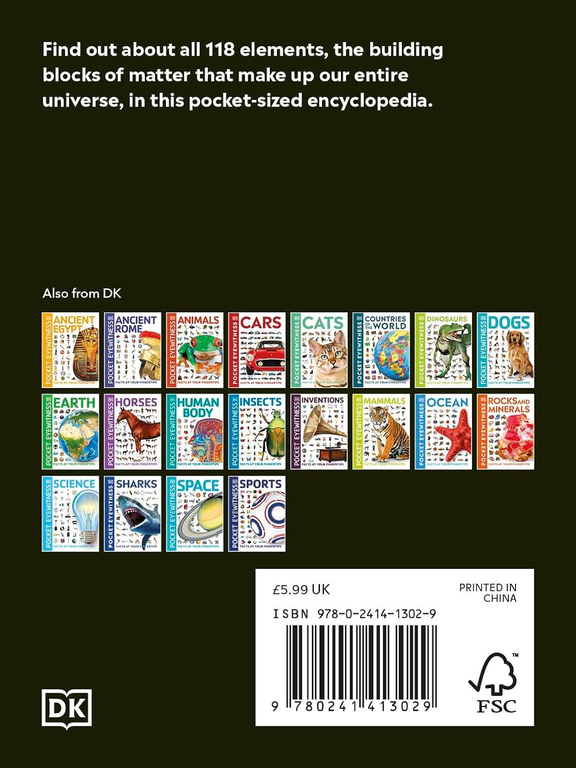 Periodic Table: Facts at Your Fingertips (Pocket Eyewitness)