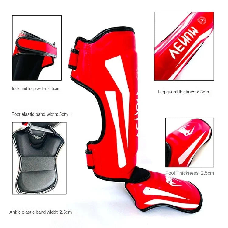 Thai Boxing Sanda Leg Guards Path Protection