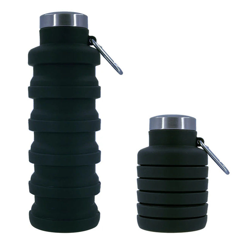 New Portable Silicone Water Bottle Retractable Folding Coffee Bottle Cups E Outdoor Travel Tools Collapsible Sport Bottles