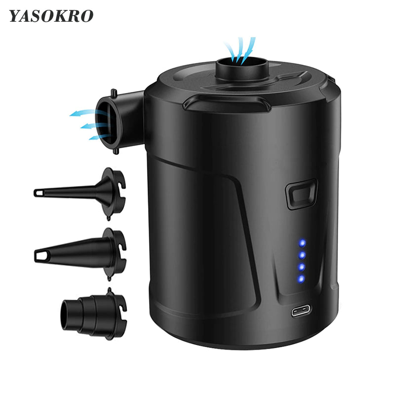 Portable Electric Air Pump, Perfect Inflator / Deflator Pump