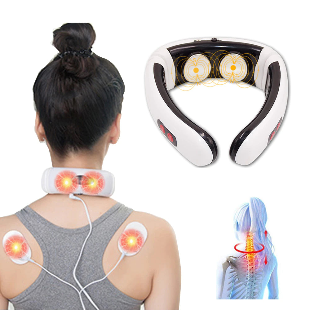 Electric Neck Massager & TENS Heating Relaxation Machine