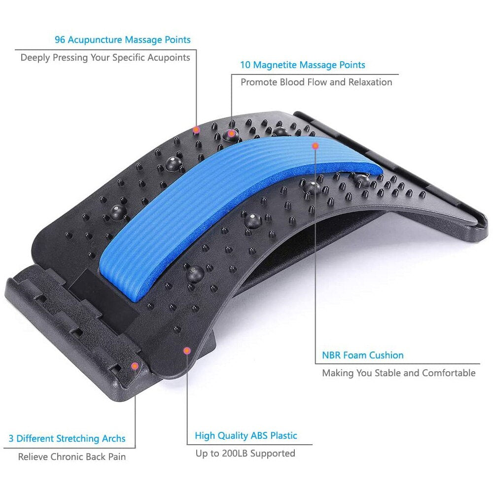 Multi Level Adjustable Back Massager Magnetic Therapy
