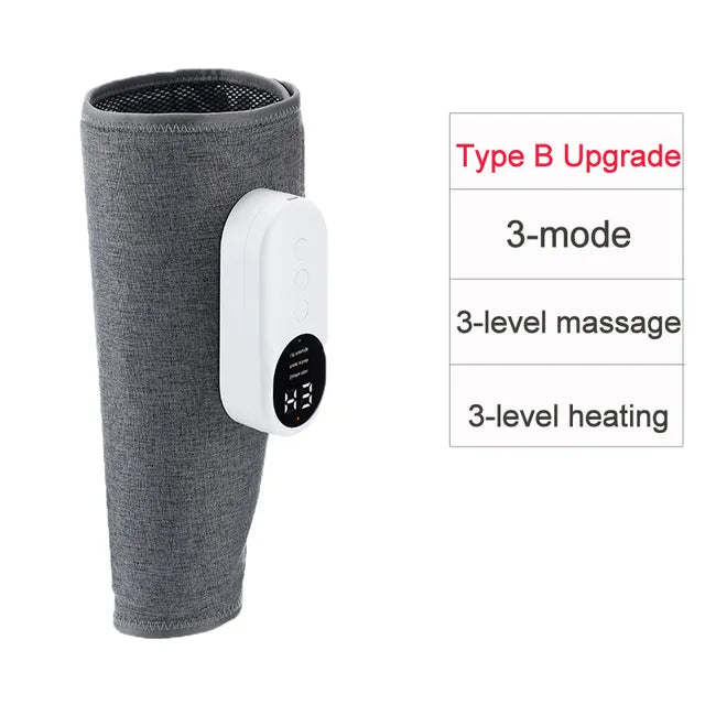 360° Air Pressure Calf Massager Presotherapy Machine 3 Mode Foot Leg Muscle Relaxation Promote Blood Circulation Relieve Pain