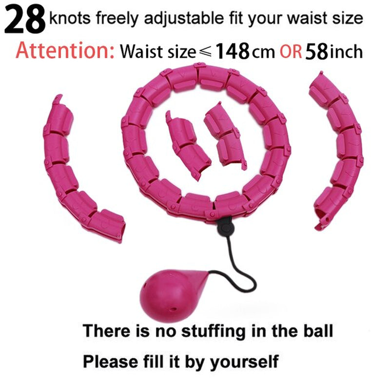 Adjustable 24-28 Sections Fitness Smart Sport Hoop