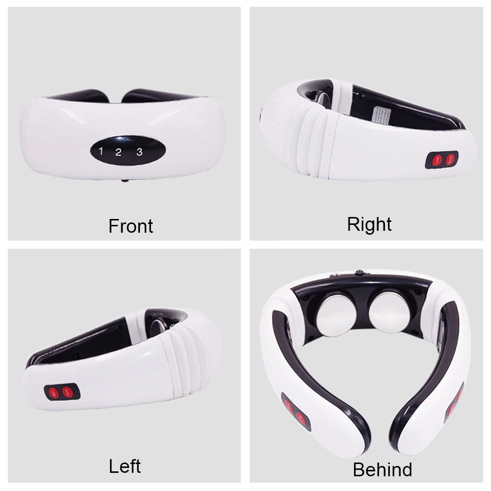 Electric Neck Massager & TENS Heating Relaxation Machine