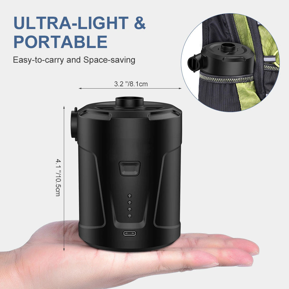 Portable Electric Air Pump, Perfect Inflator / Deflator Pump