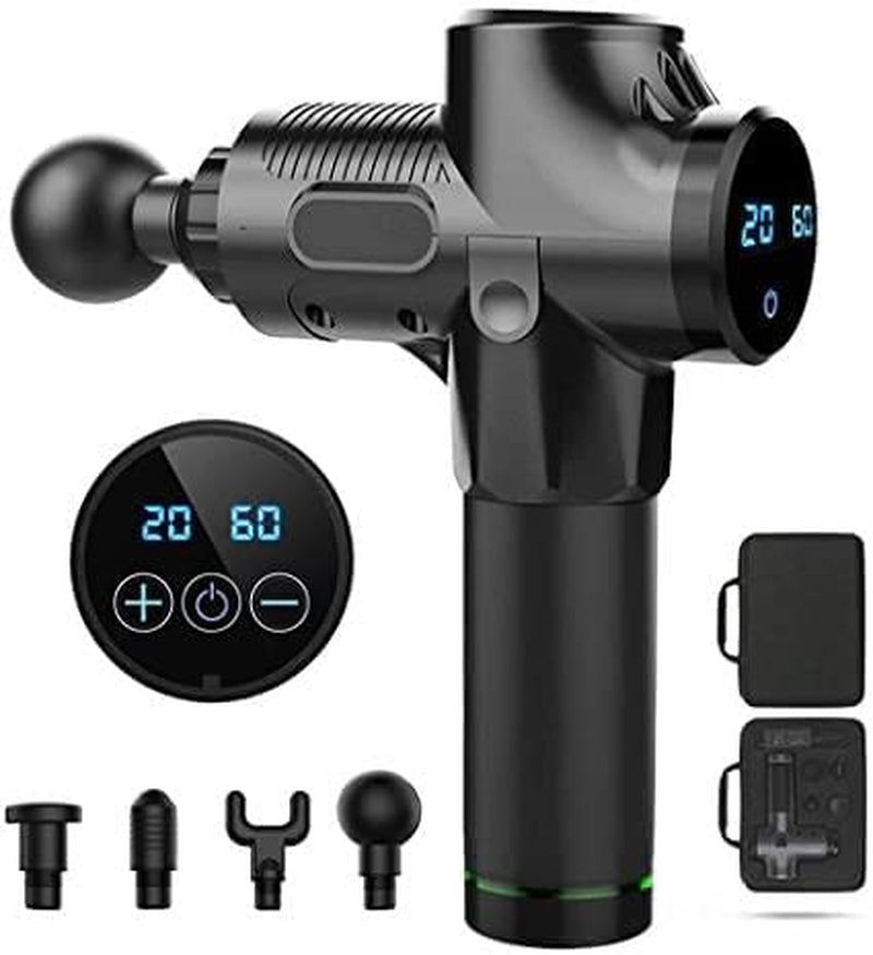Portable Massage Gun with 4 Massage Heads