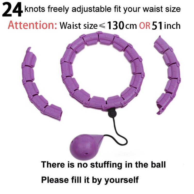 Adjustable 24-28 Sections Fitness Smart Sport Hoop