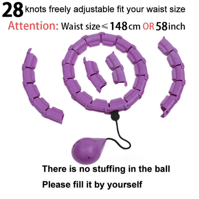 Adjustable 24-28 Sections Fitness Smart Sport Hoop