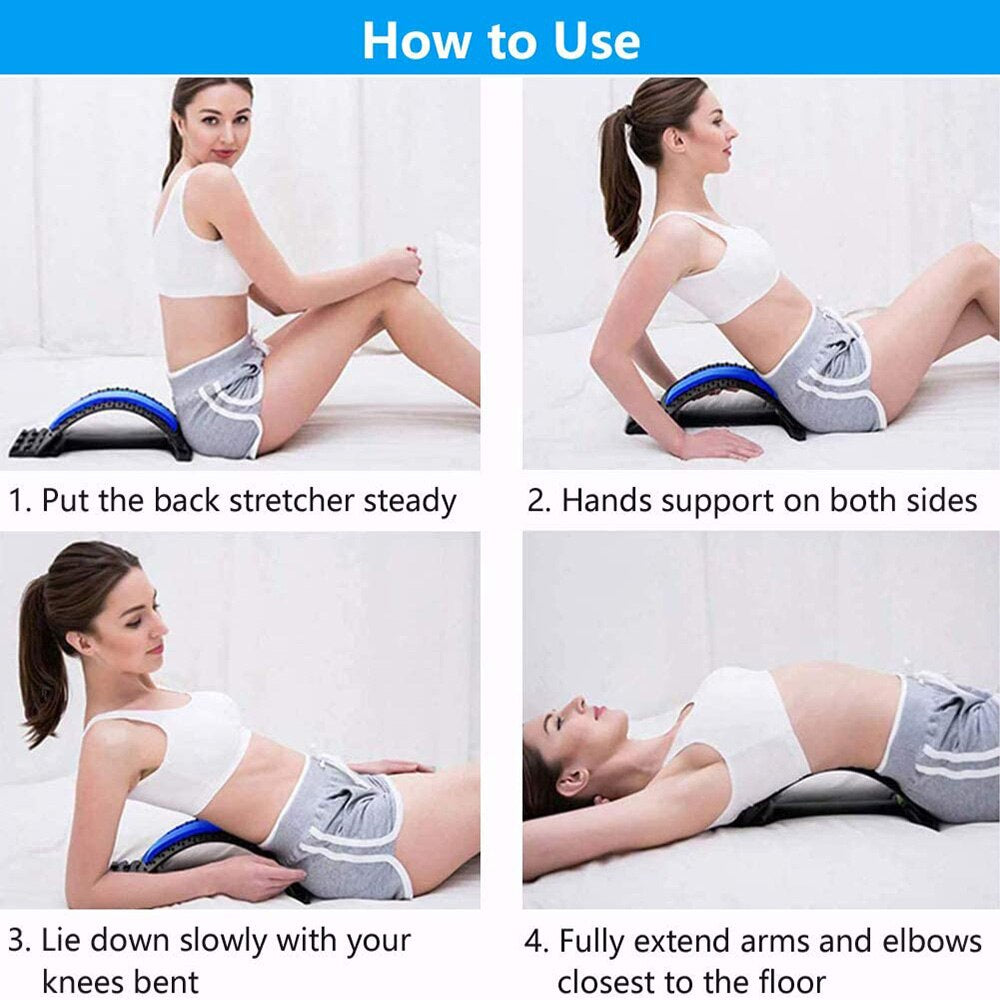 Multi Level Adjustable Back Massager Magnetic Therapy