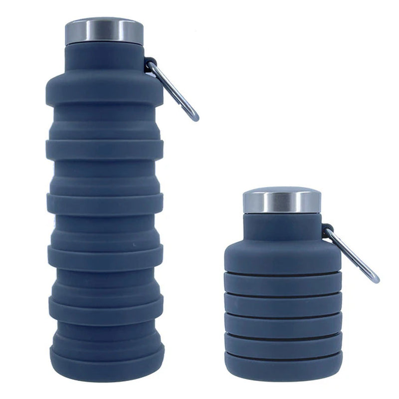 New Portable Silicone Water Bottle Retractable Folding Coffee Bottle Cups E Outdoor Travel Tools Collapsible Sport Bottles