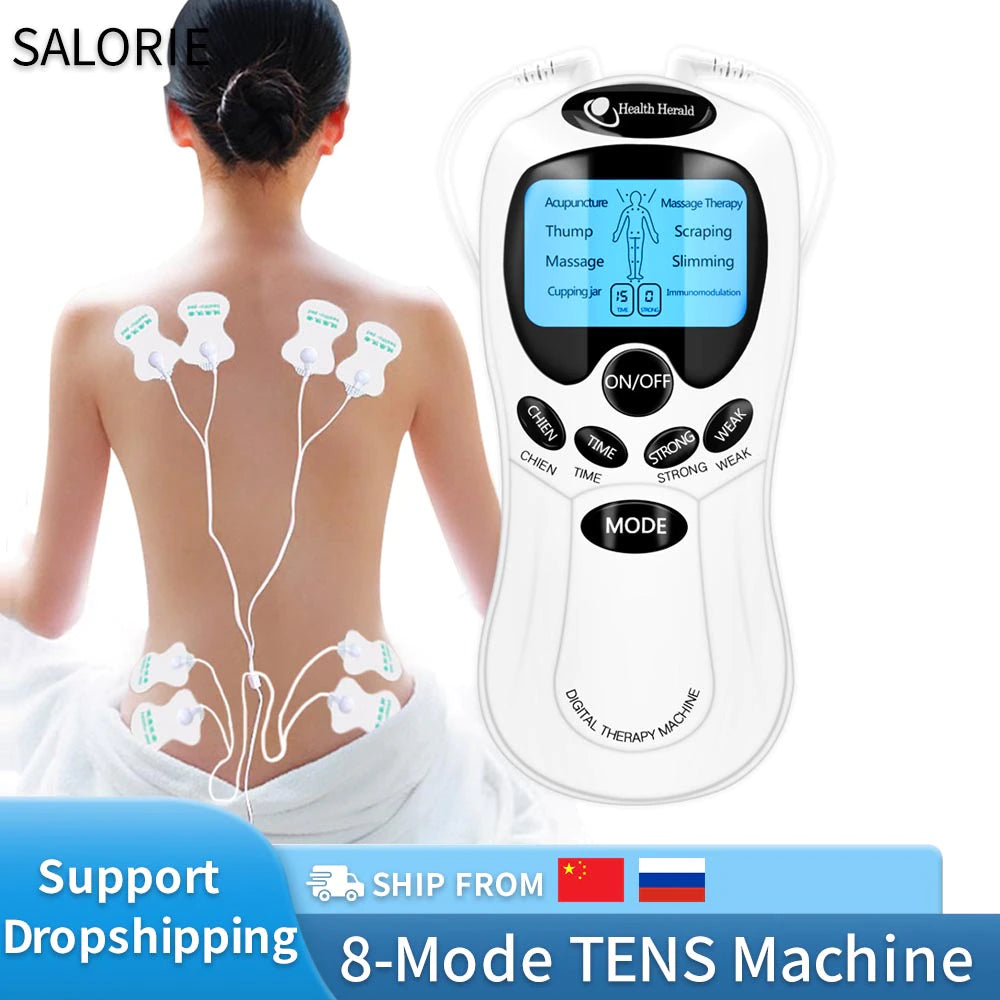 Electric Tens Muscle Stimulator Ems Acupuncture