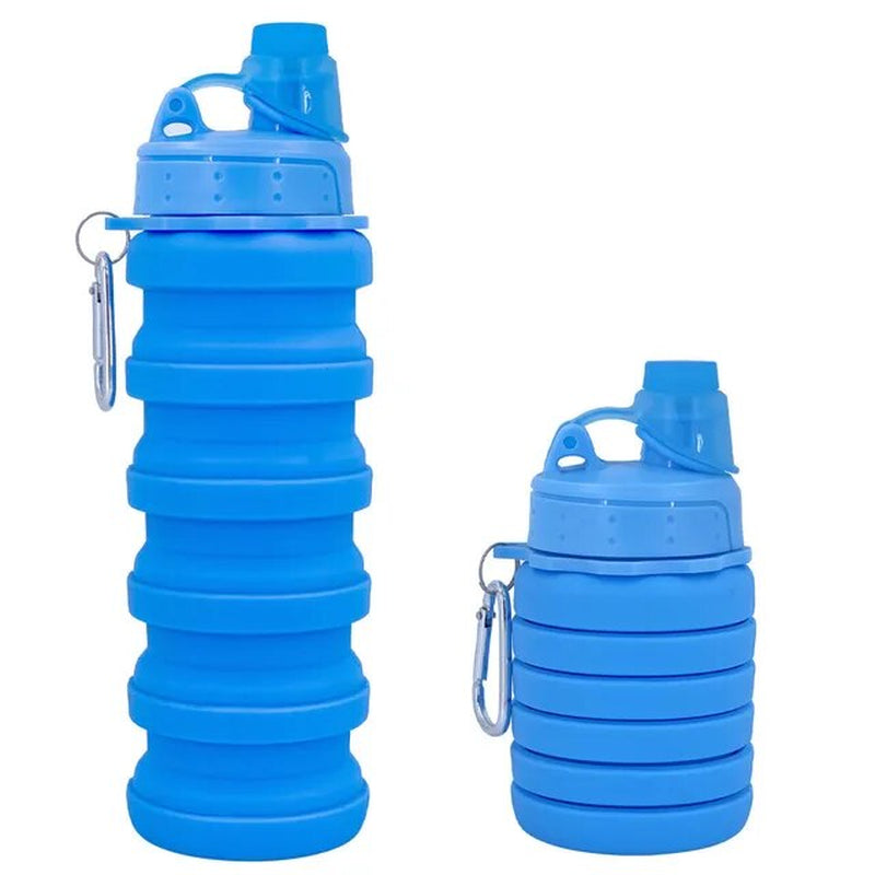 New Portable Silicone Water Bottle Retractable Folding Coffee Bottle Cups E Outdoor Travel Tools Collapsible Sport Bottles