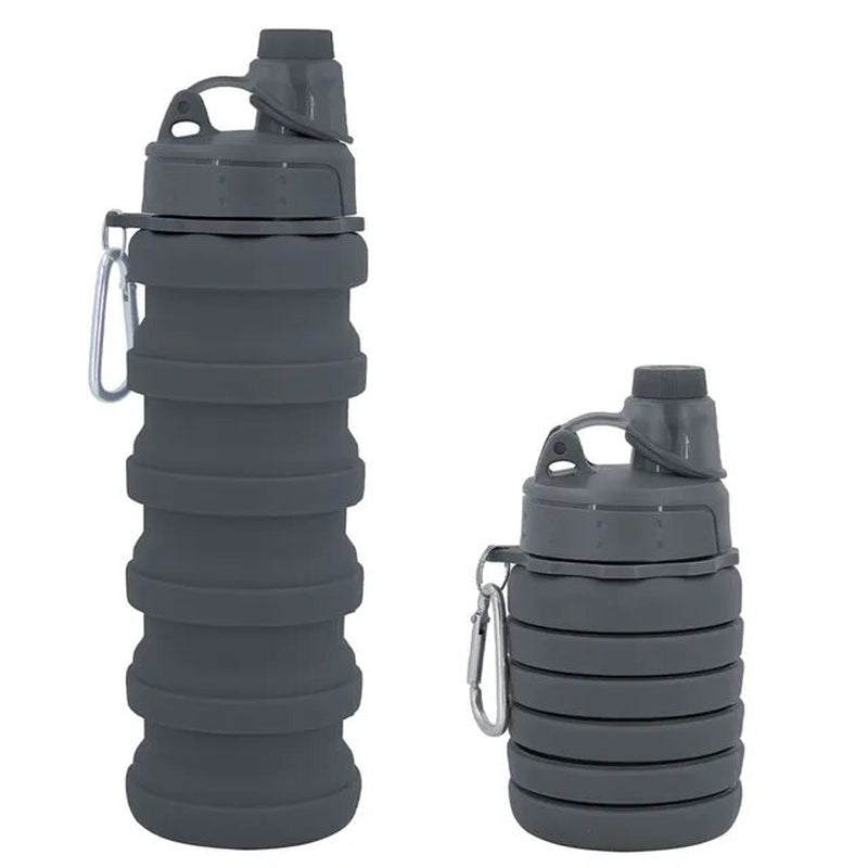 New Portable Silicone Water Bottle Retractable Folding Coffee Bottle Cups E Outdoor Travel Tools Collapsible Sport Bottles