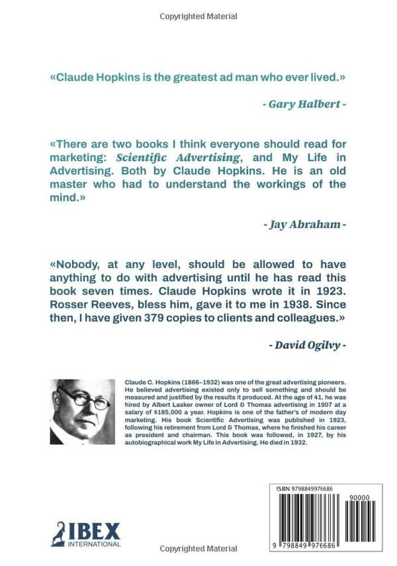Scientific Advertsing: the must have collector's edition with more than 200 original ads by Claude Hopkins