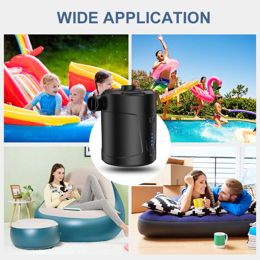 Portable Electric Air Pump, Perfect Inflator / Deflator Pump