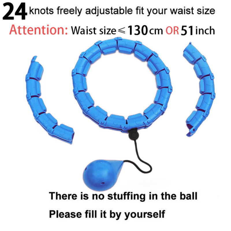 Adjustable 24-28 Sections Fitness Smart Sport Hoop