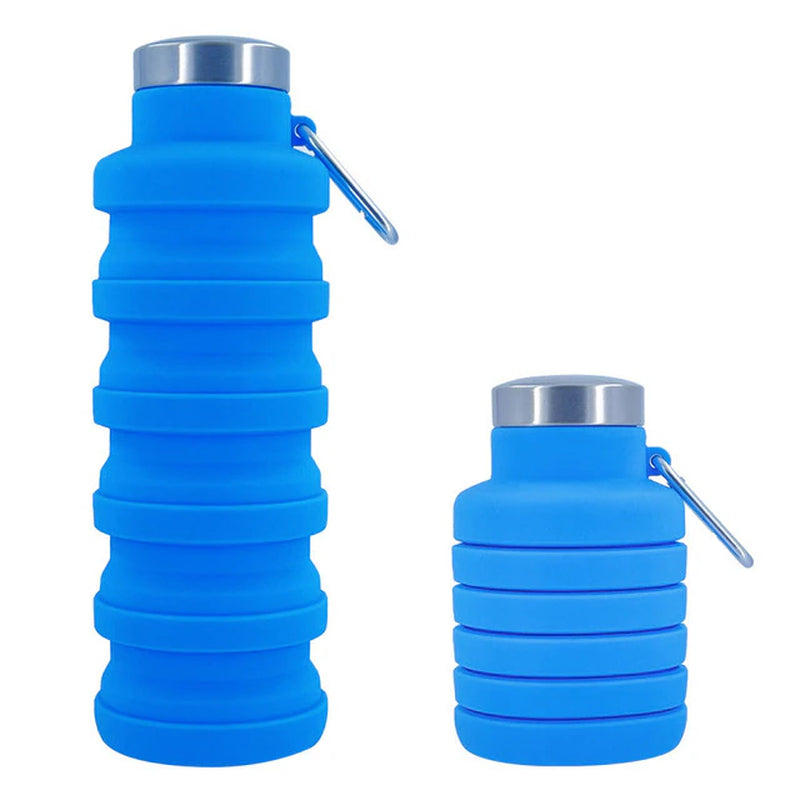 New Portable Silicone Water Bottle Retractable Folding Coffee Bottle Cups E Outdoor Travel Tools Collapsible Sport Bottles