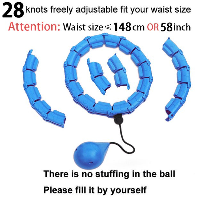 Adjustable 24-28 Sections Fitness Smart Sport Hoop