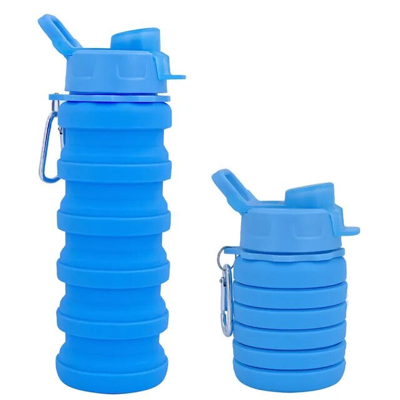 New Portable Silicone Water Bottle Retractable Folding Coffee Bottle Cups E Outdoor Travel Tools Collapsible Sport Bottles