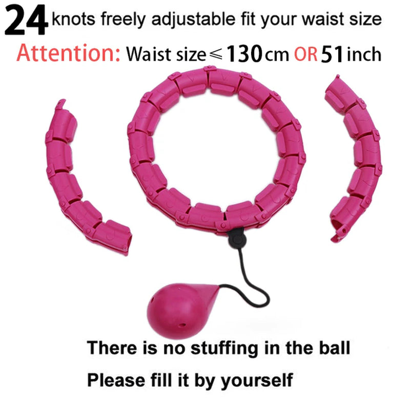 Adjustable 24-28 Sections Fitness Smart Sport Hoop