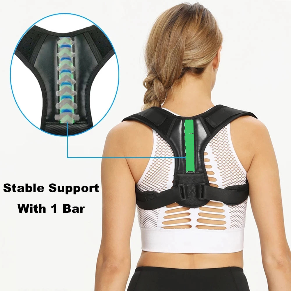 Medical Adjustable Clavicle Posture Corrector,Men Woemen Upper Back Brace  Shoulder Lumbar Support Belt,Corset Posture Correction price in Saudi  Arabia,  Saudi Arabia