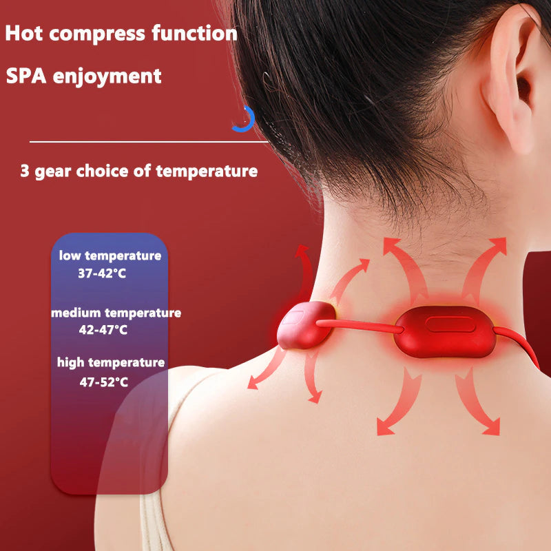 Portable Neck Massager Cervical Shoulder EMS